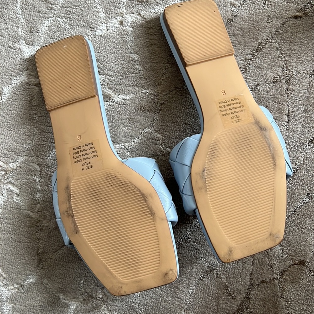 Billini Felix Powder Blue Slides - Picture 3 of 3